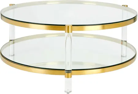 Baronay Gold Cocktail Table