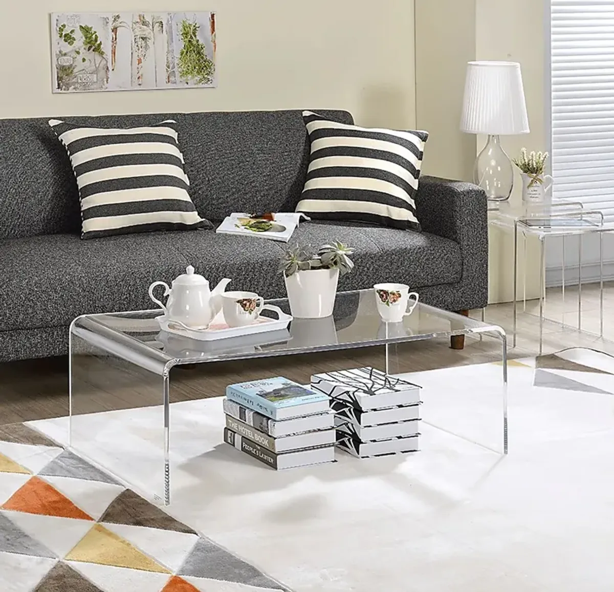 Ebsai Clear Coffee Table