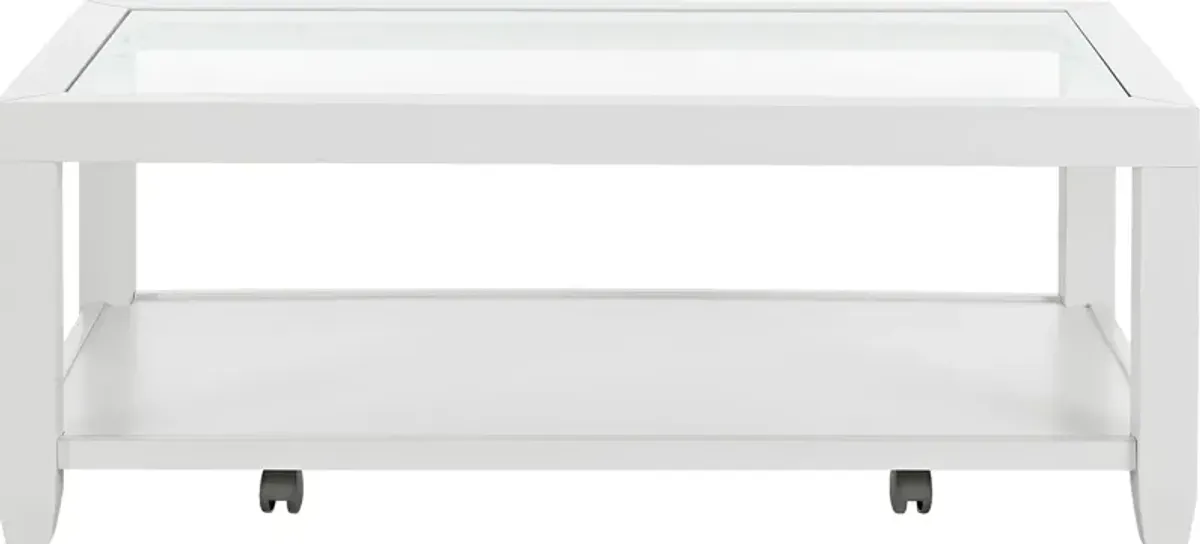 Avati White Cocktail Table