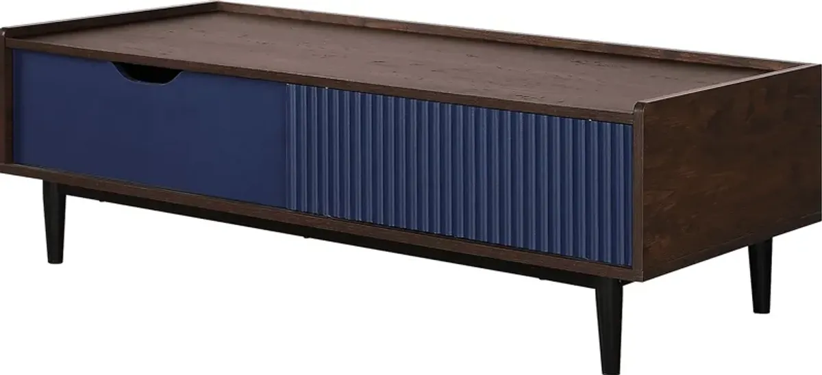 Lindall Navy Cocktail Table