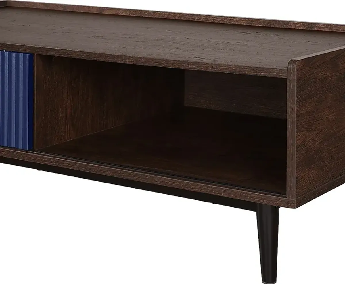 Lindall Navy Cocktail Table