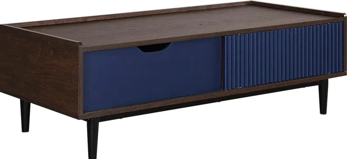 Lindall Navy Cocktail Table