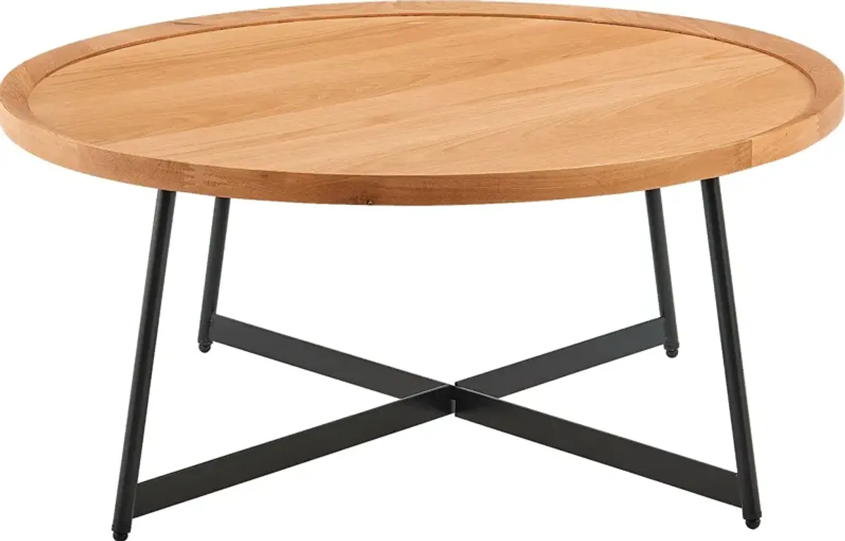 Fraust Oak Small Cocktail Table