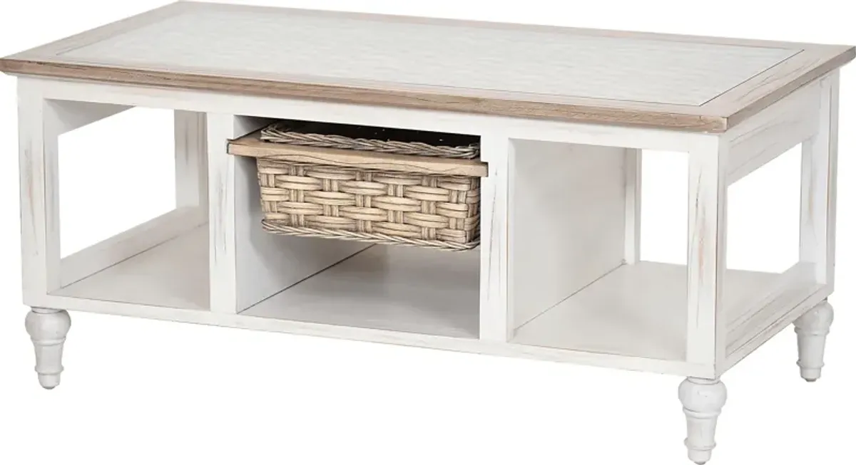 Melkre White Cocktail Table