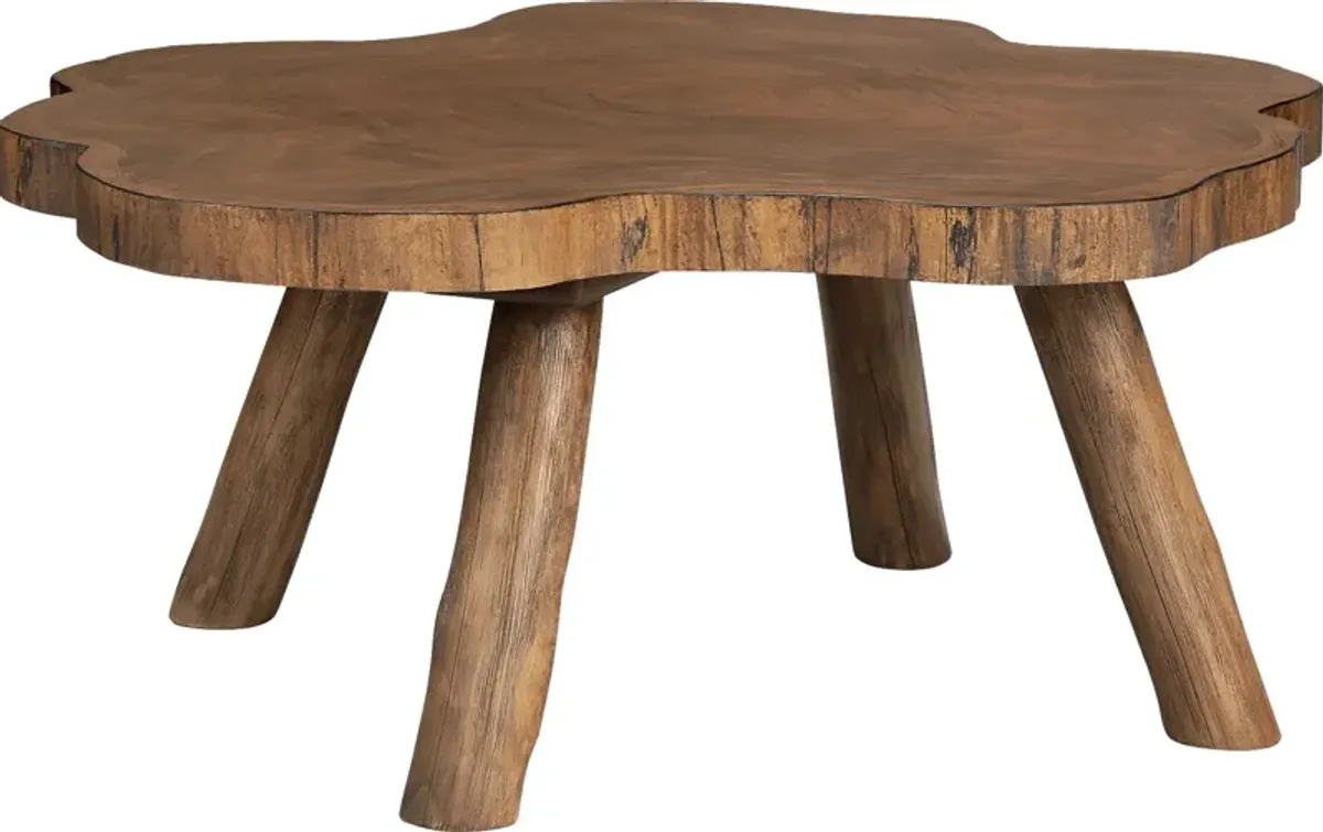 Meares Brown Cocktail Table