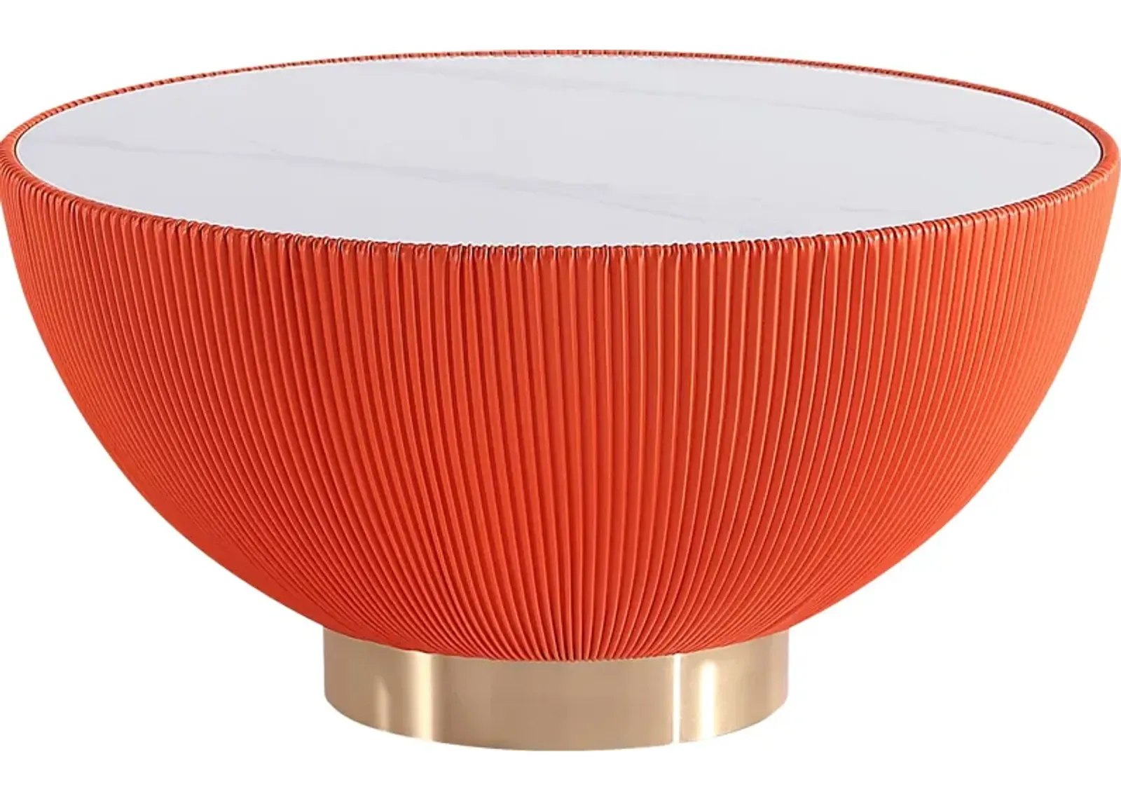 Broomcage II Orange Cocktail Table