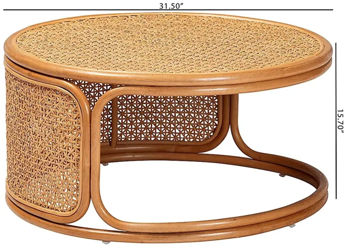 Allbritten Brown Cocktail Table