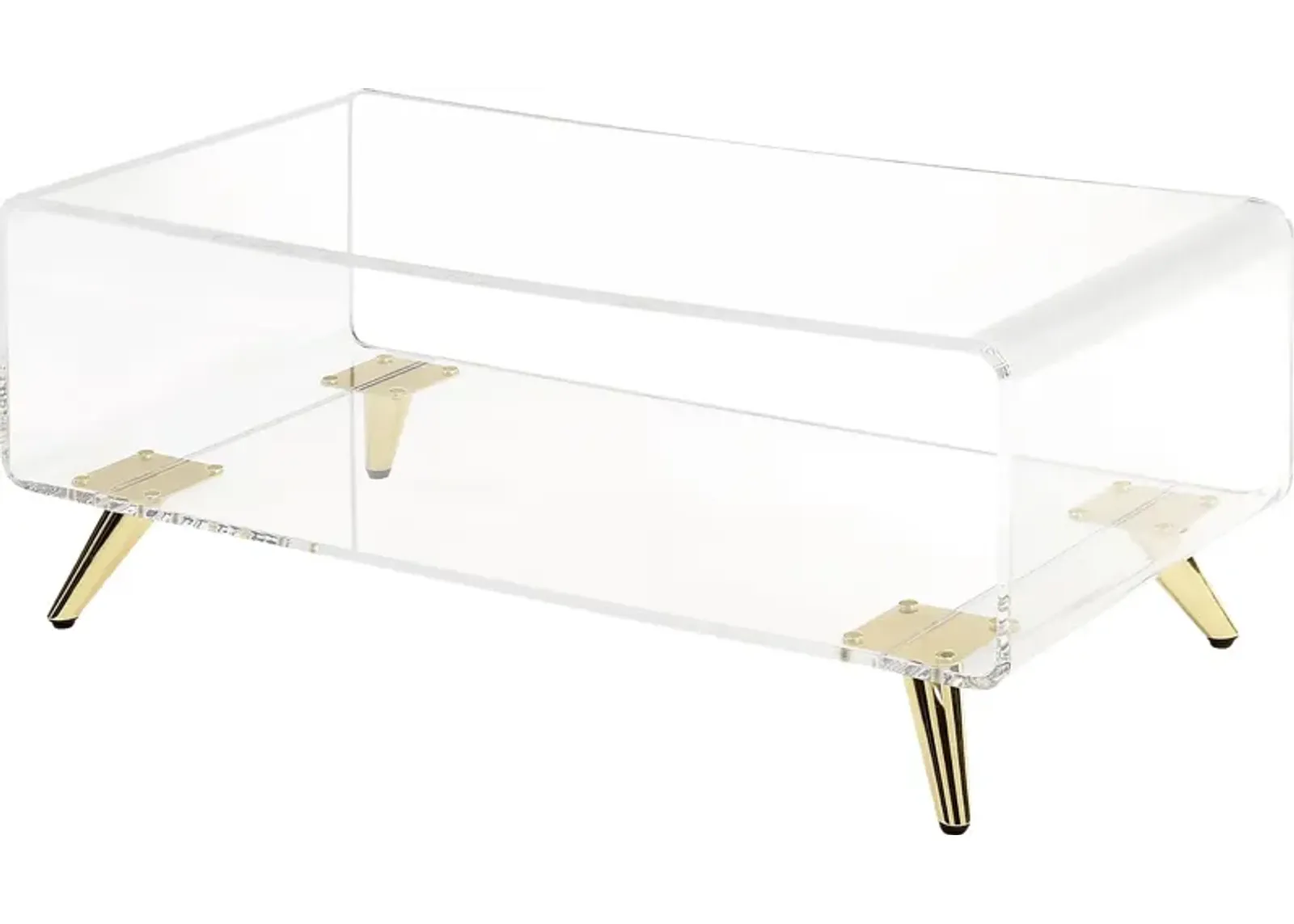 Sareas Clear Cocktail Table