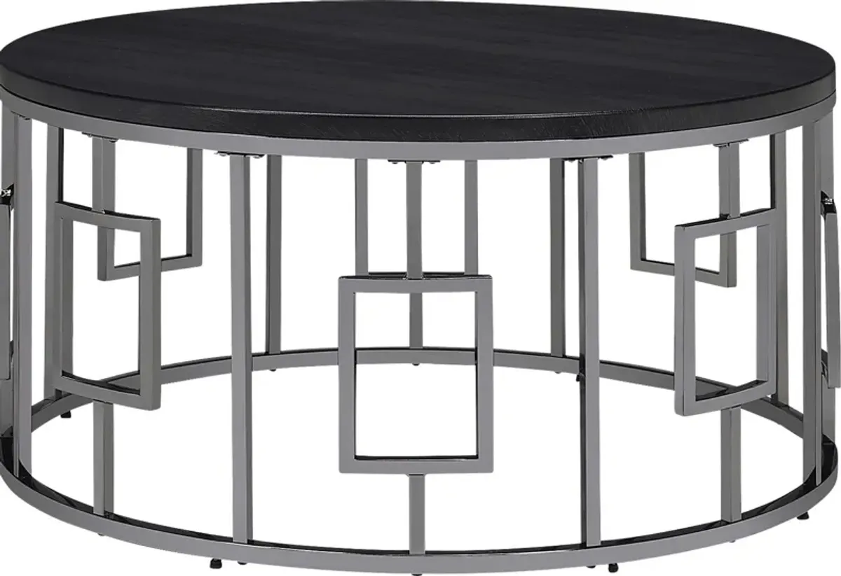 Dinoscape Black Cocktail Table