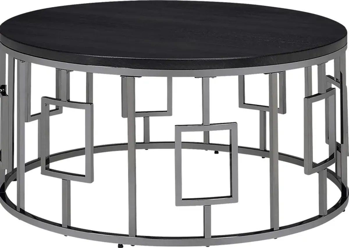 Dinoscape Black Cocktail Table