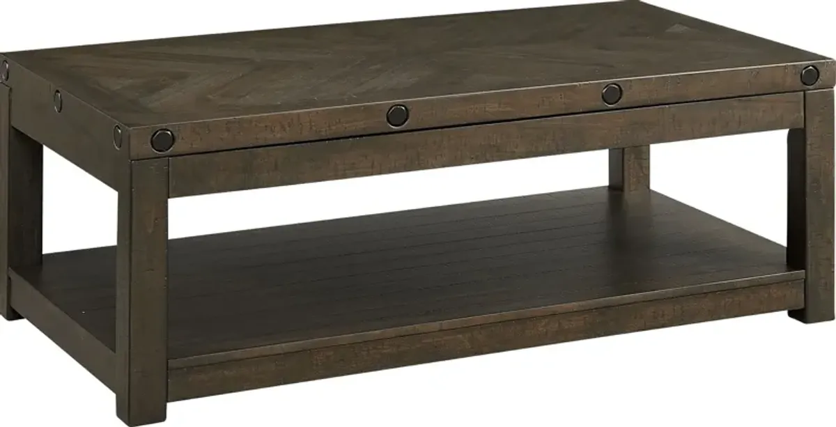 Nubiaa Charcoal Lift-Top Cocktail Table