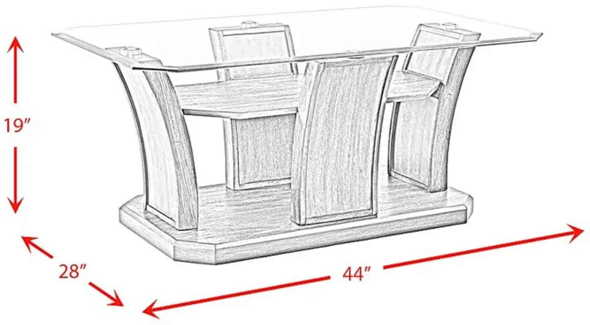 Elvish Gray Cocktail Table