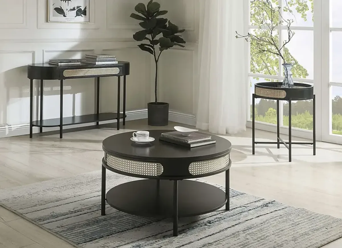 Ravensaide Black Cocktail Table