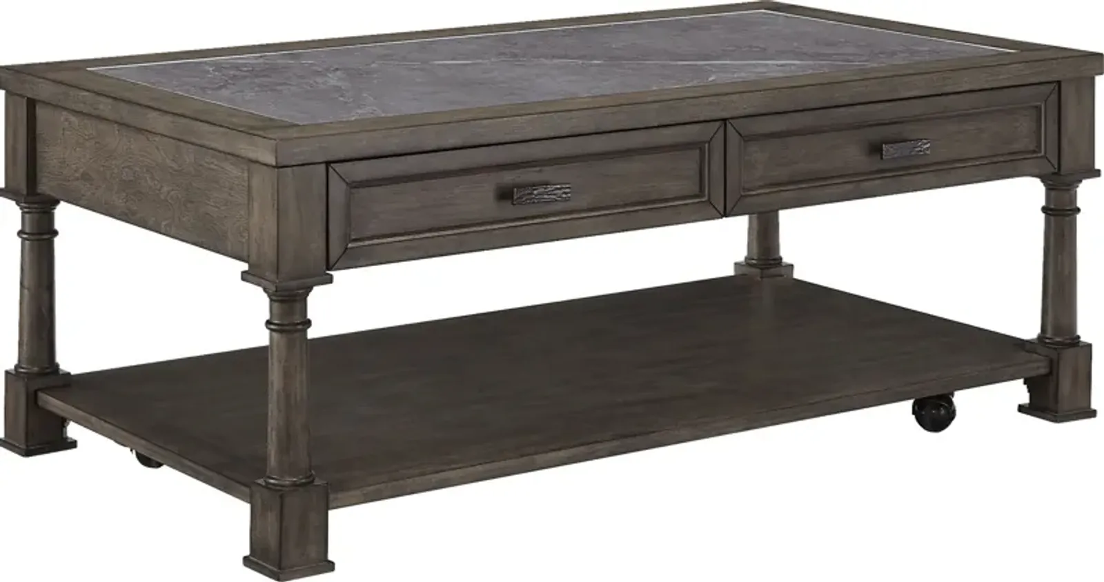 Eakins Brown Cocktail Table