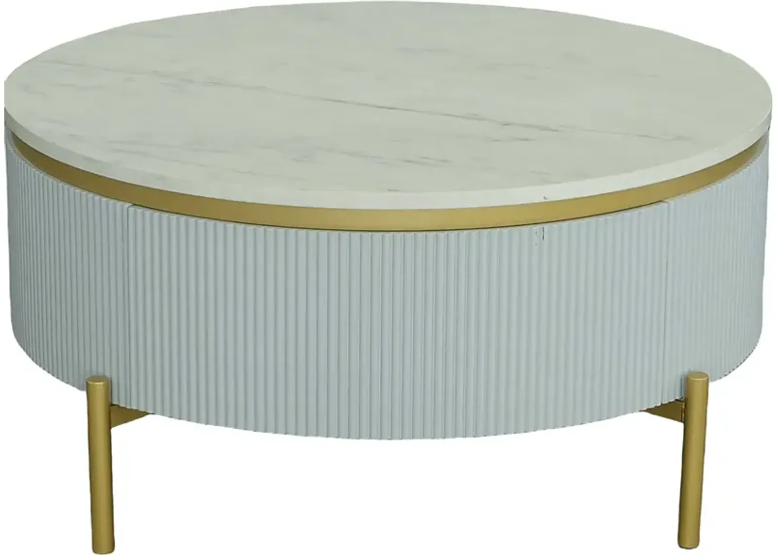 Goldcup Blue Cocktail Table