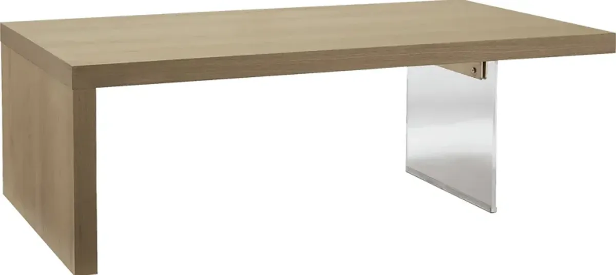 Pinoak Brown Cocktail Table