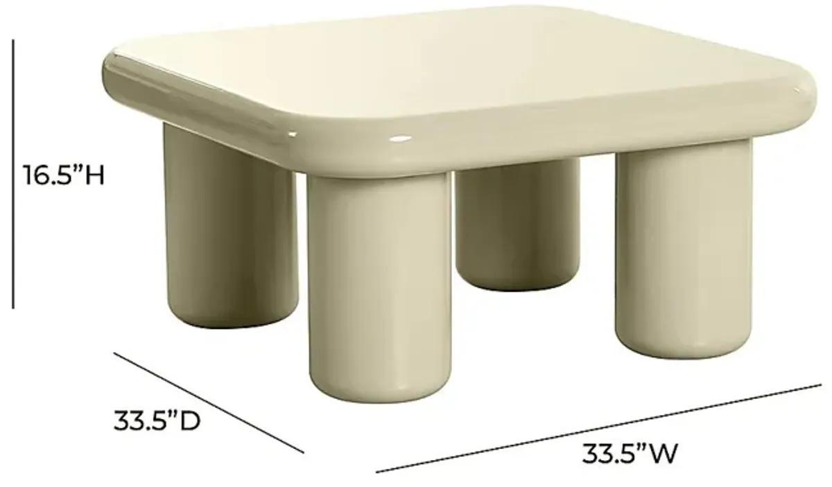 Deshazor Cream Cocktail Table