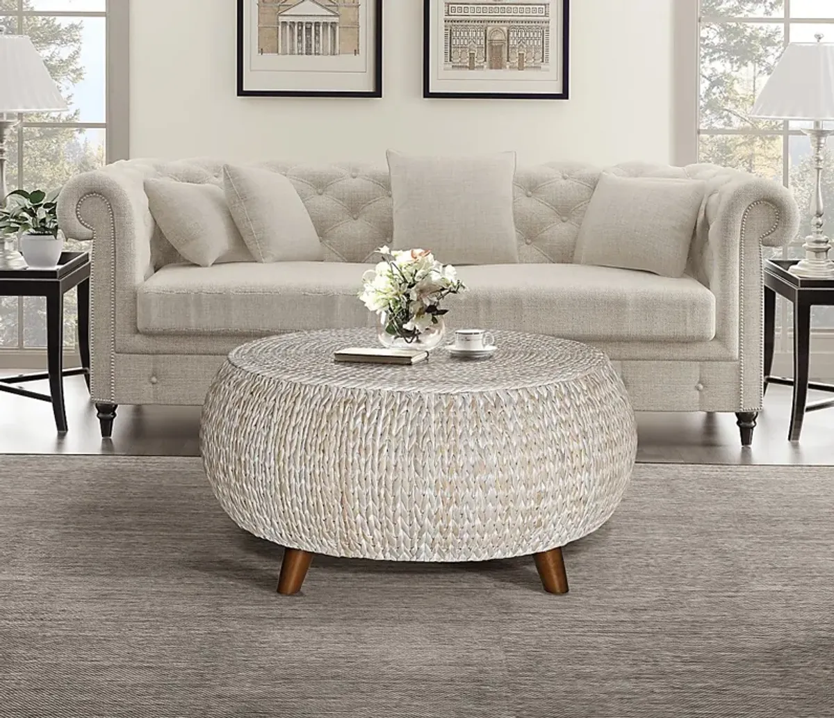 Gatala White Coffee Table