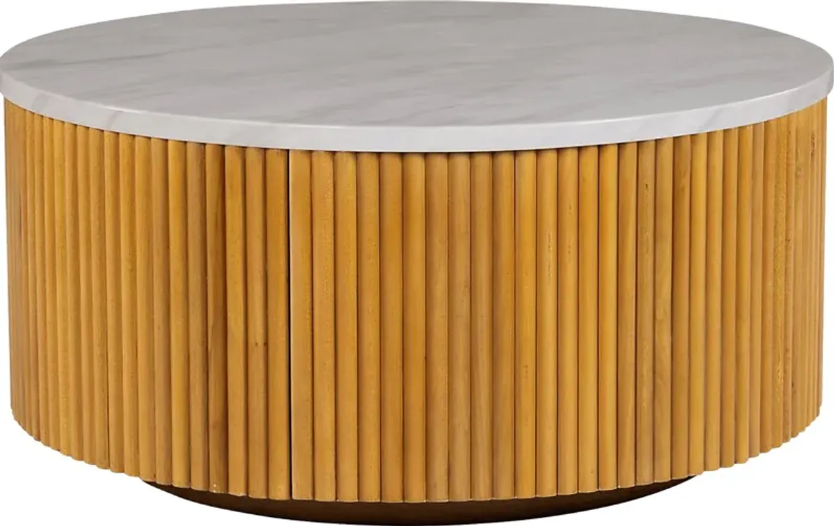 Petmecky Brown Cocktail Table