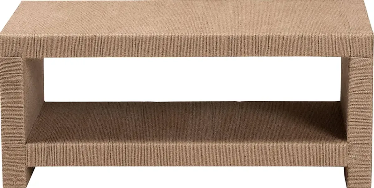 Allicot Brown Cocktail Table