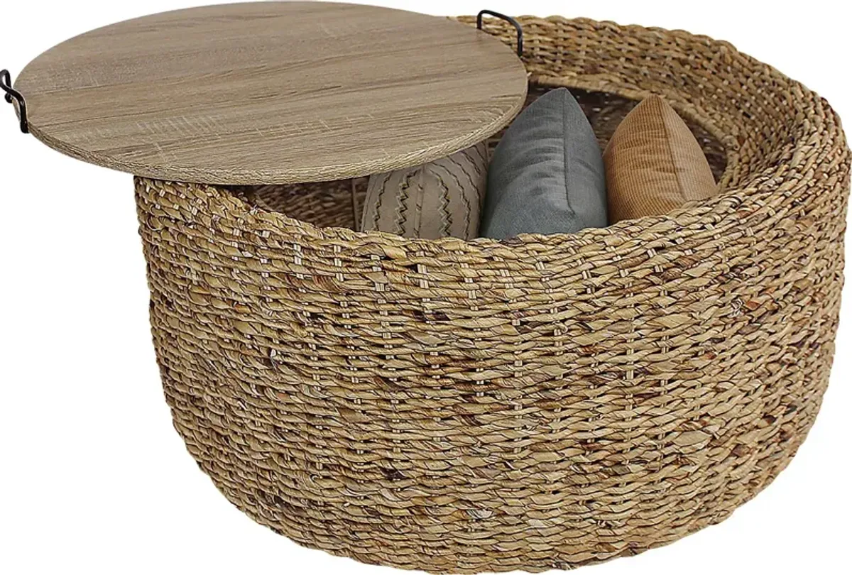 Nayel Brown Coffee Table