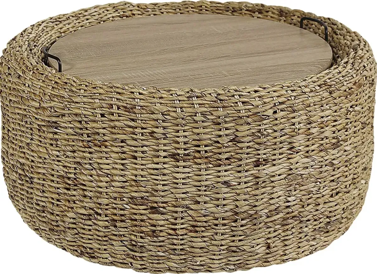 Nayel Brown Coffee Table