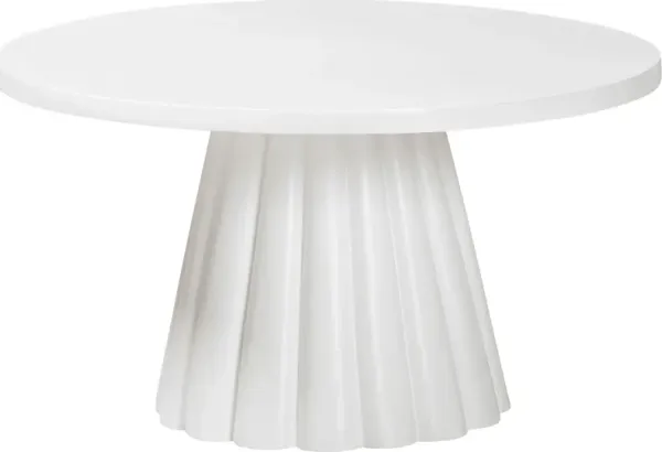 Aceworld White Cocktail Table