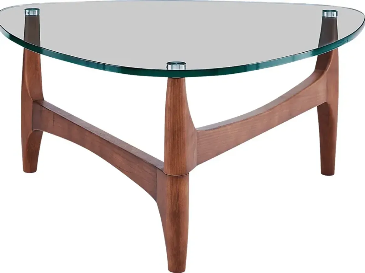 Saunier III Walnut Cocktail Table