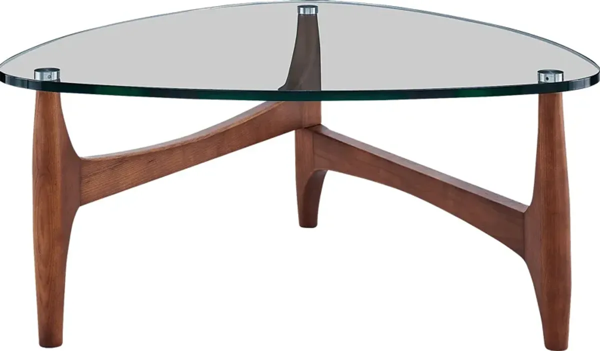 Saunier III Walnut Cocktail Table