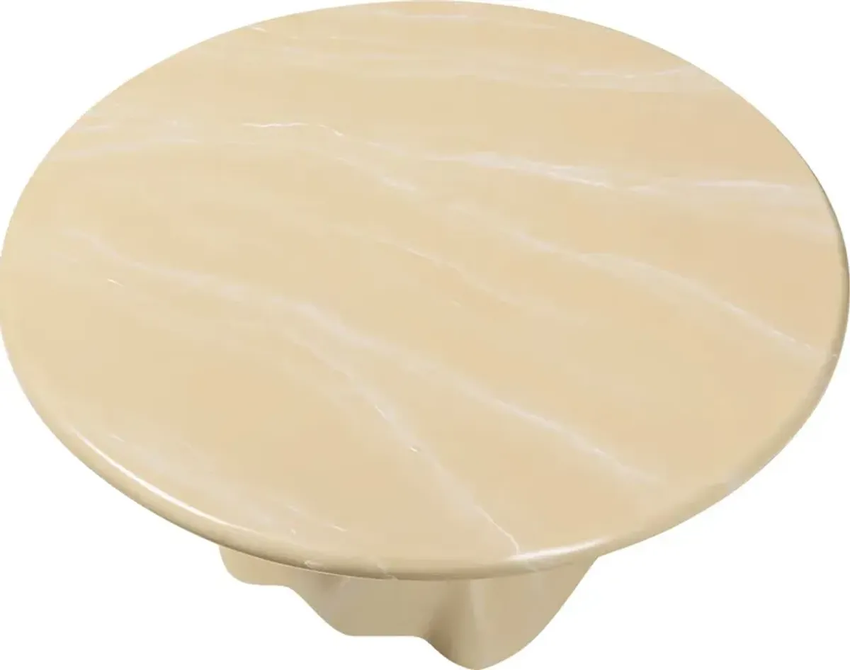 Shadetube Cream Cocktail Table