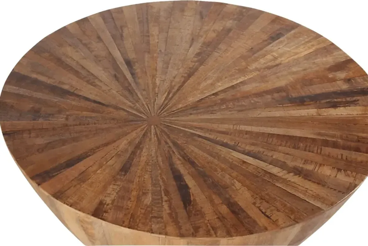 Yahr Brown Cocktail Table