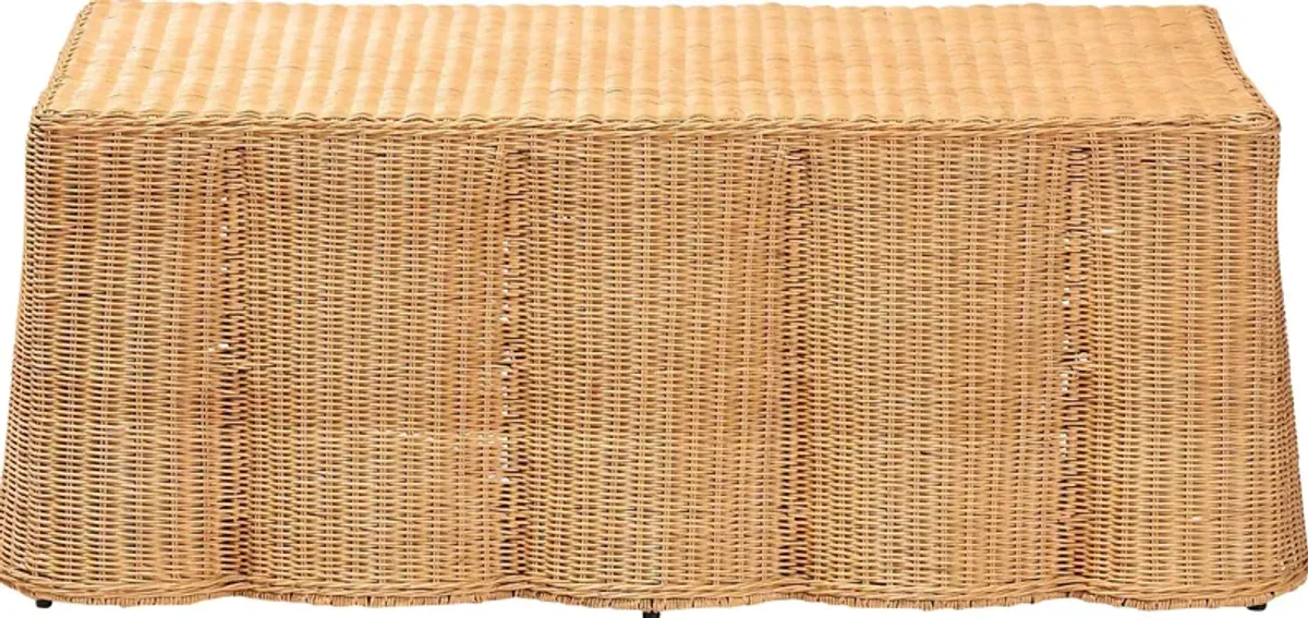 Fireshinen Brown Cocktail Table