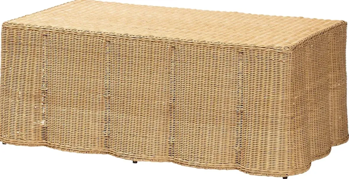 Fireshinen Brown Cocktail Table