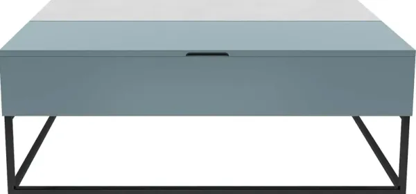 Affton Blue Lift-Top Cocktail Table