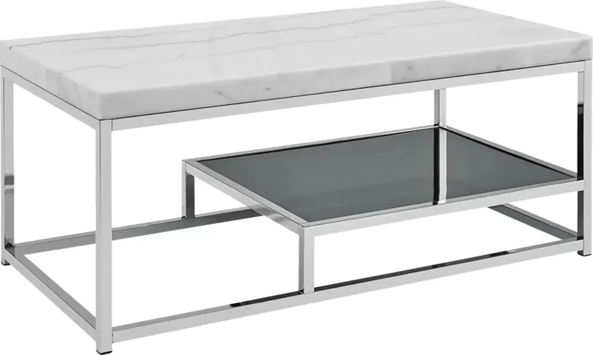 Brudertonas White Cocktail Table