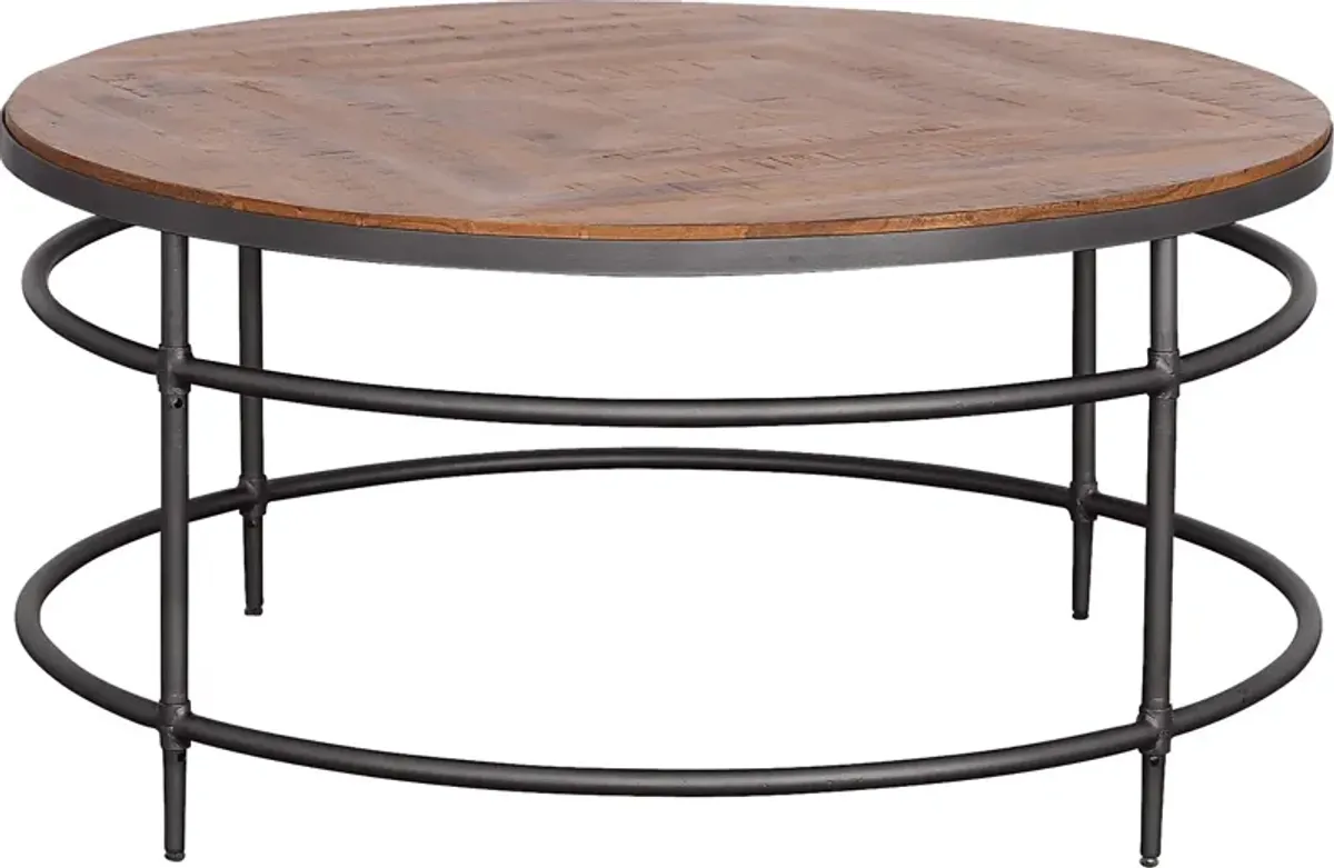 Thaxton Brown Cocktail Table