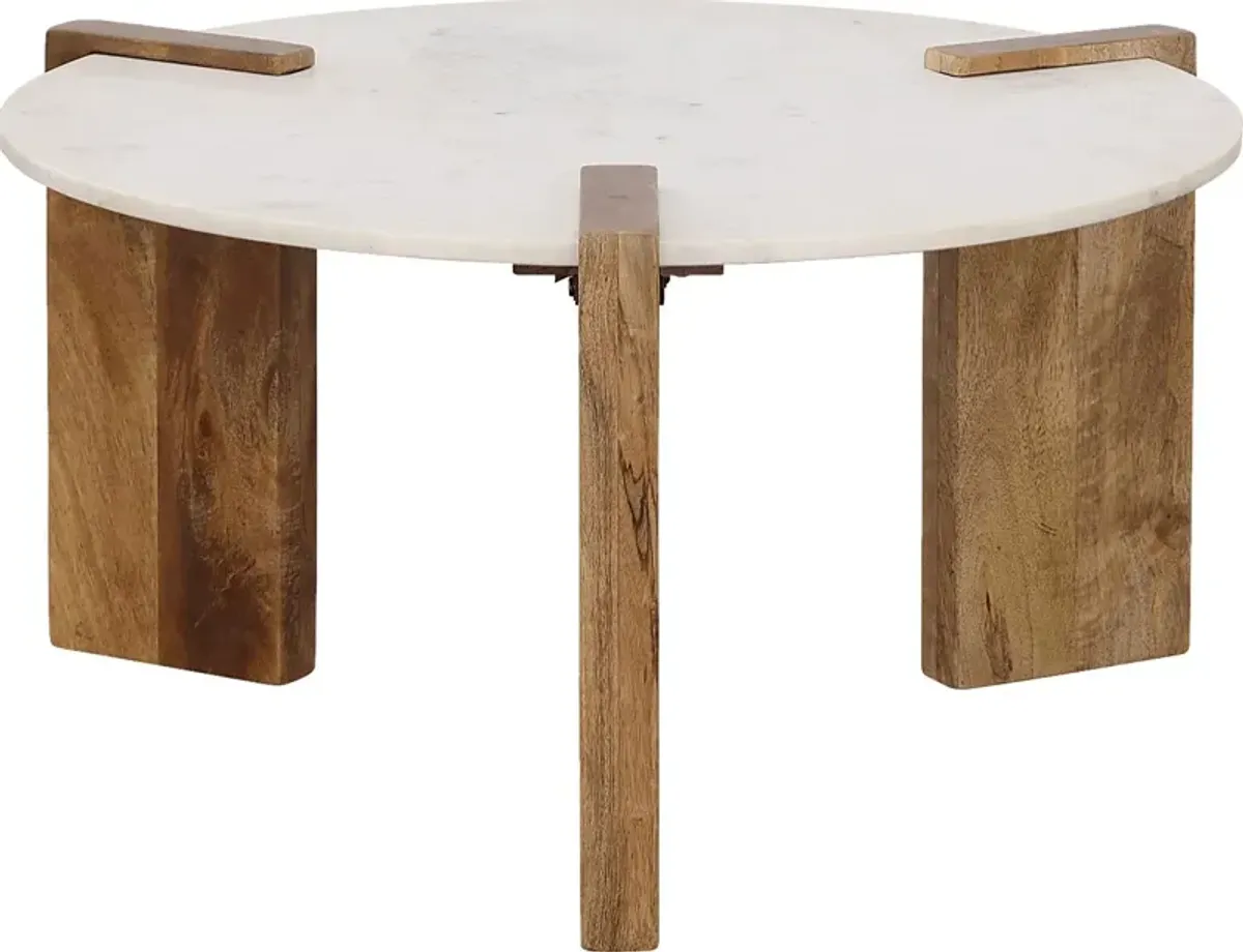 Shantivanna White Cocktail Table