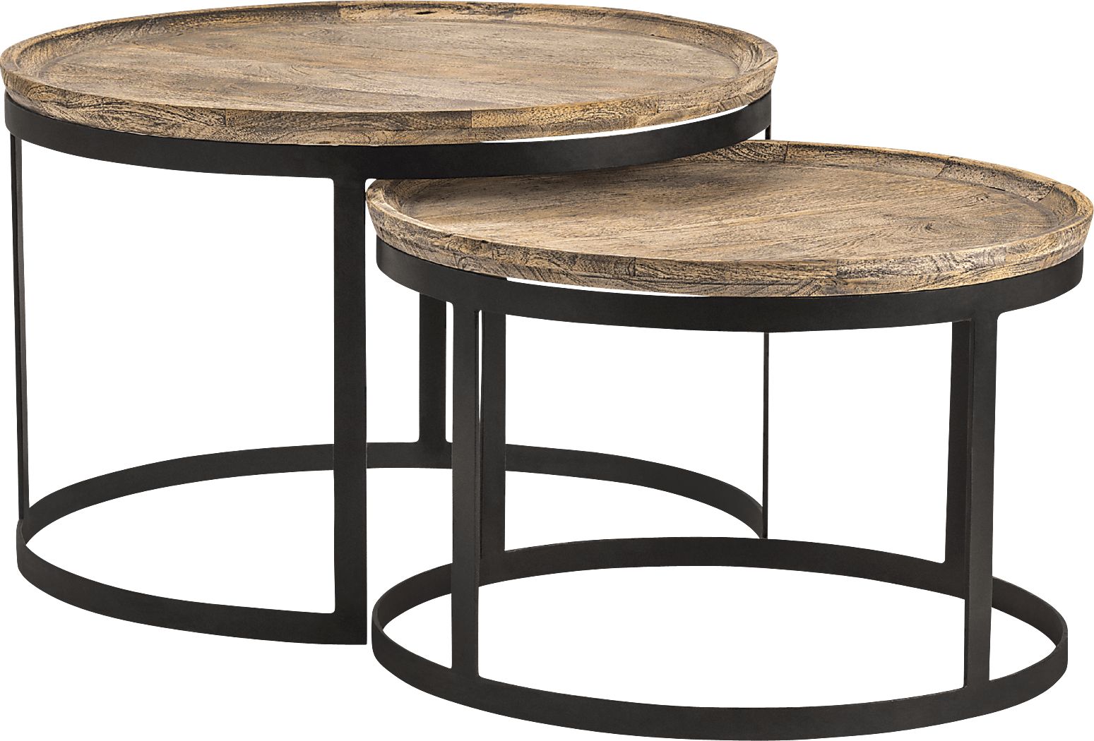 Ramseur Black Cocktail Table, Set of 2