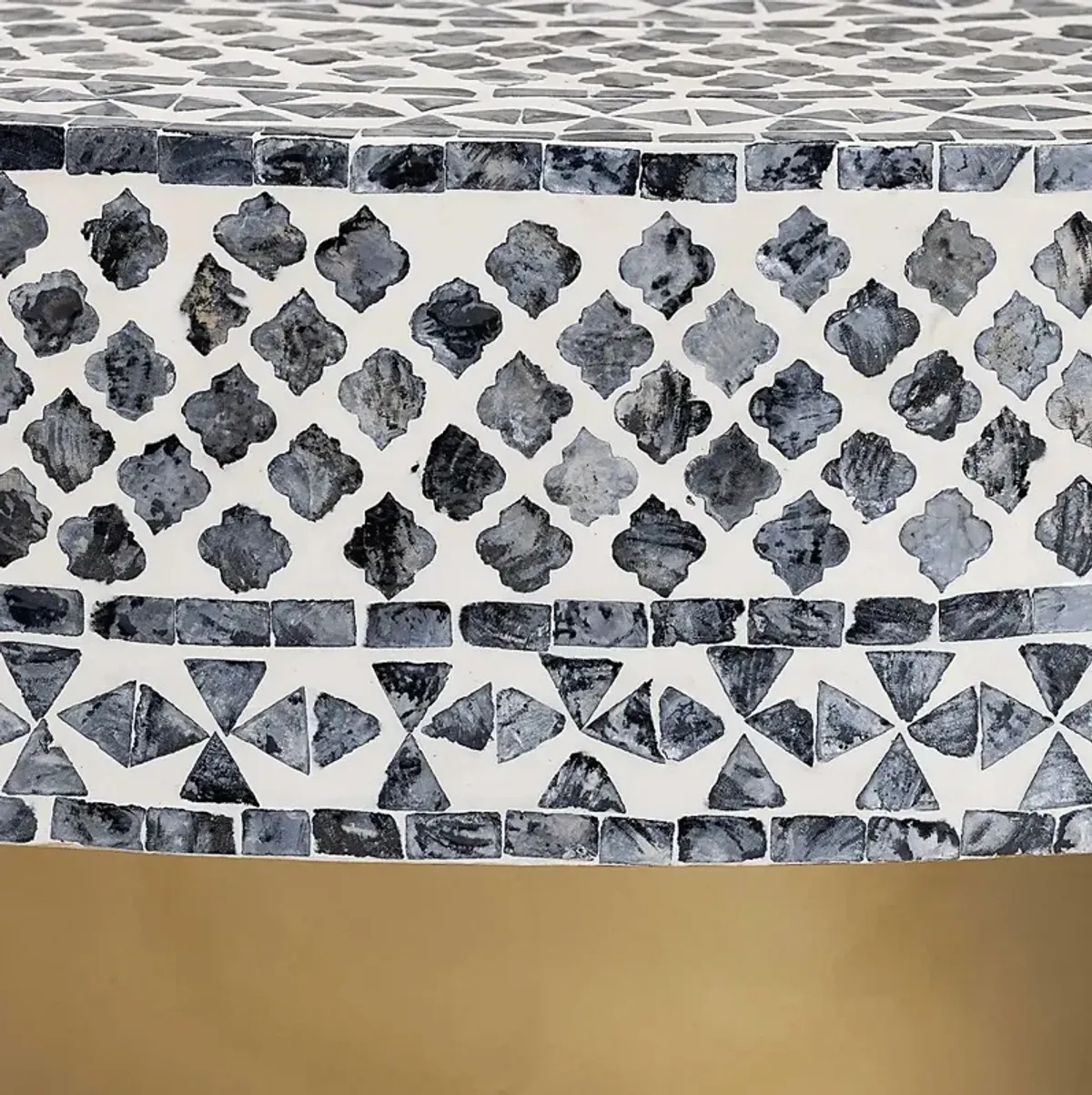 Hildrethy Gold Cocktail Table