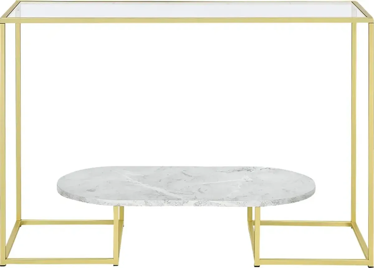 Greencastle Gold Sofa Table