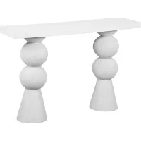 Bolleana White Sofa Table