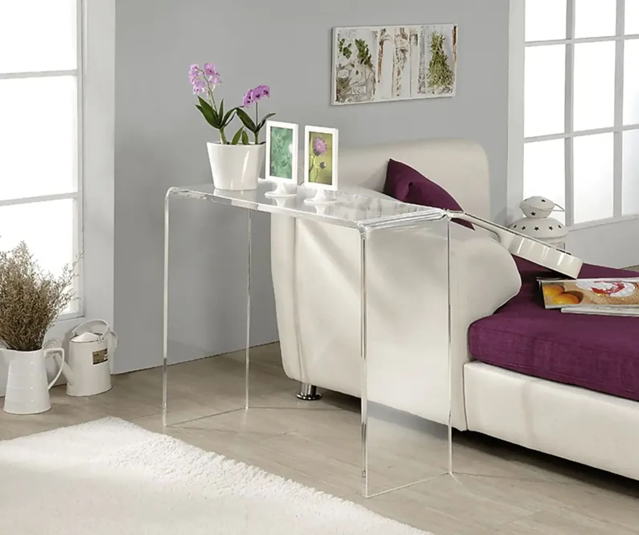 Grandton Clear Console Table | Furniture.com
