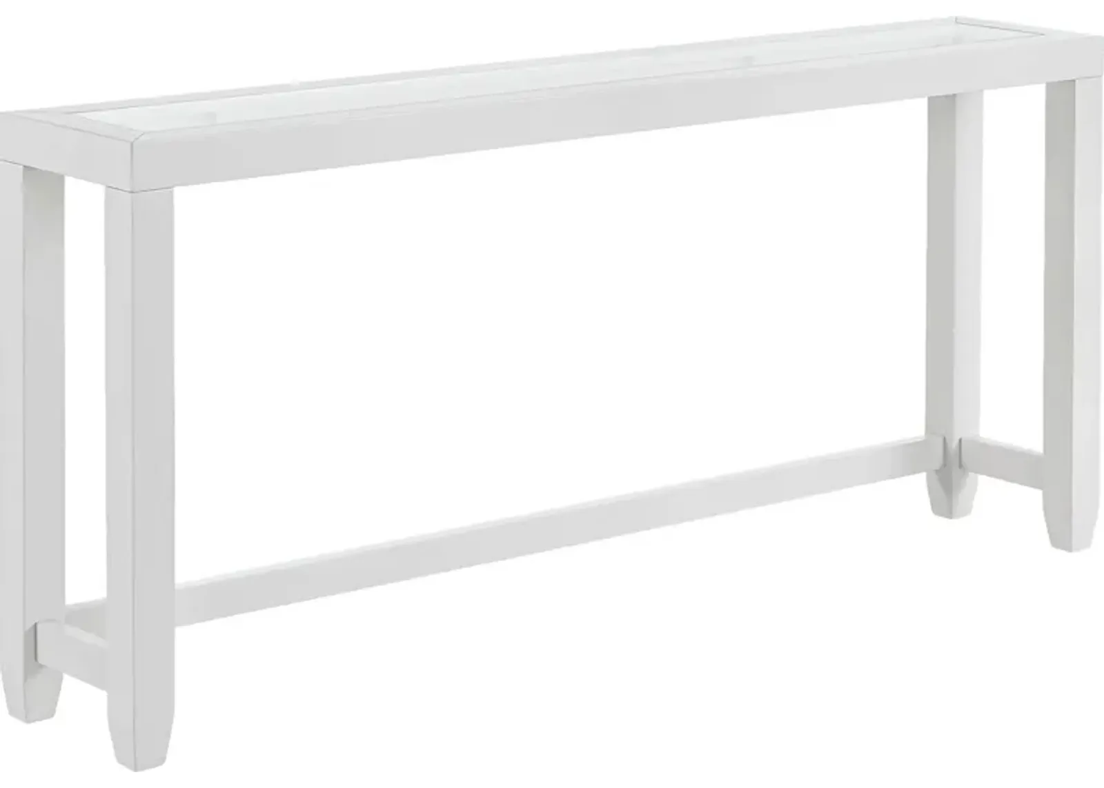 Avati White Sofa Table