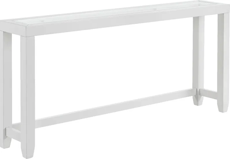 Avati White Sofa Table