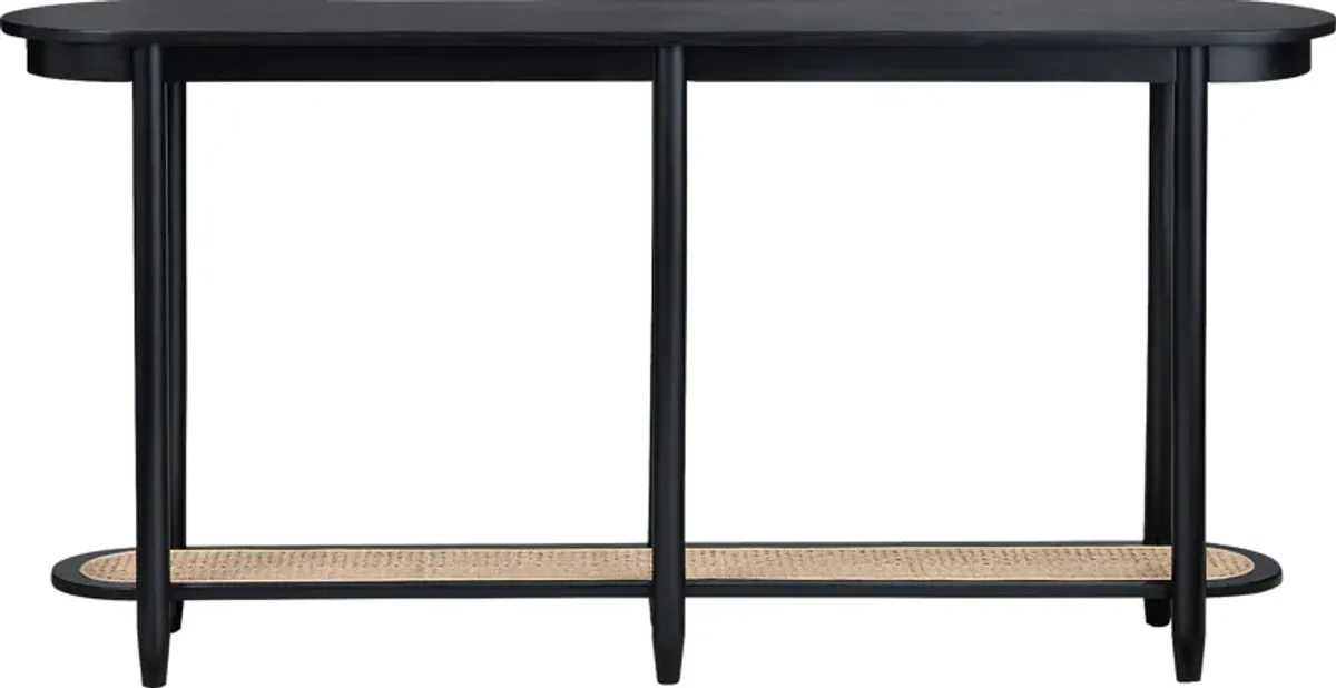 Anchura Black Sofa Table