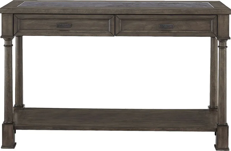 Eakins Brown Sofa Table