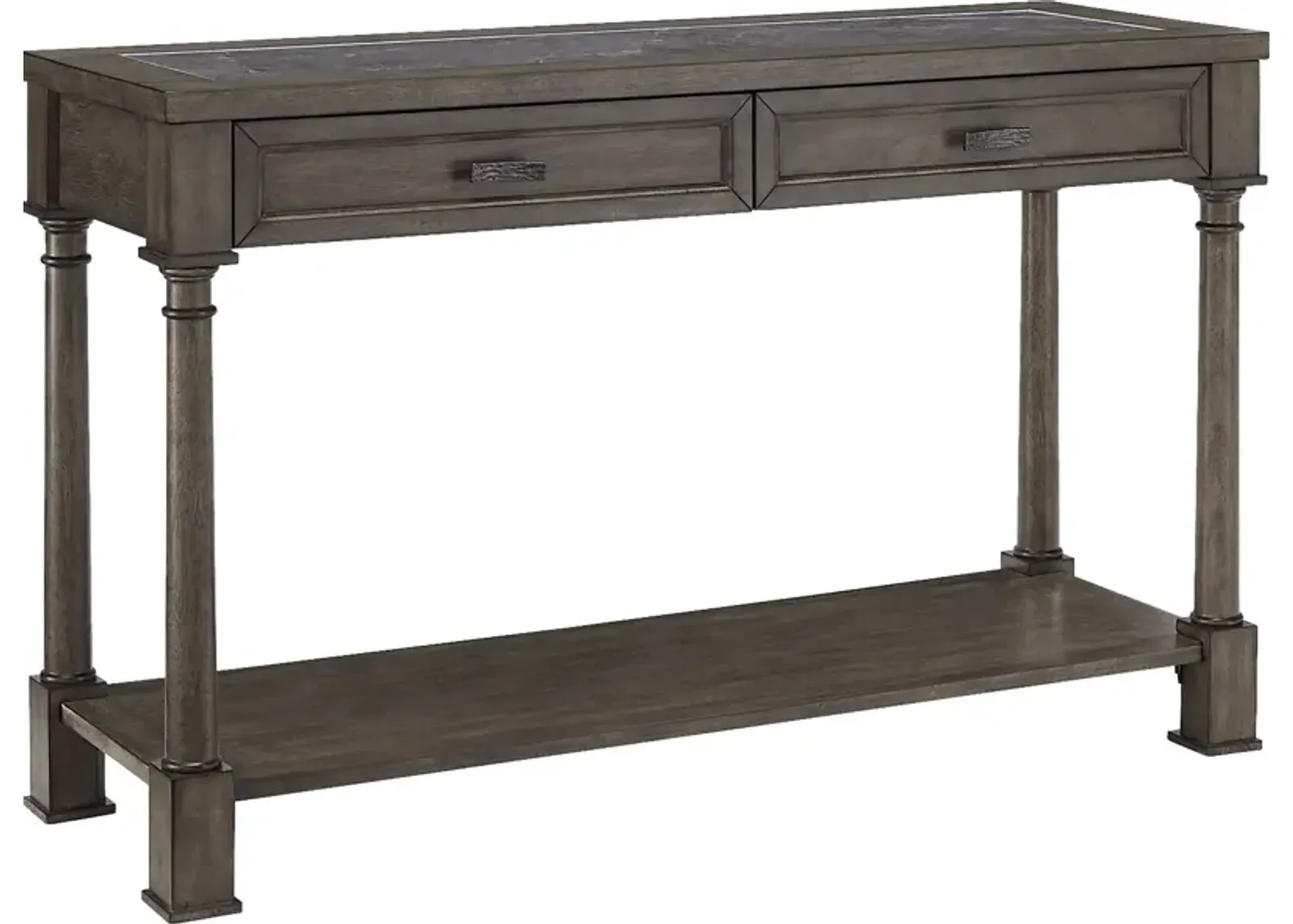 Eakins Brown Sofa Table