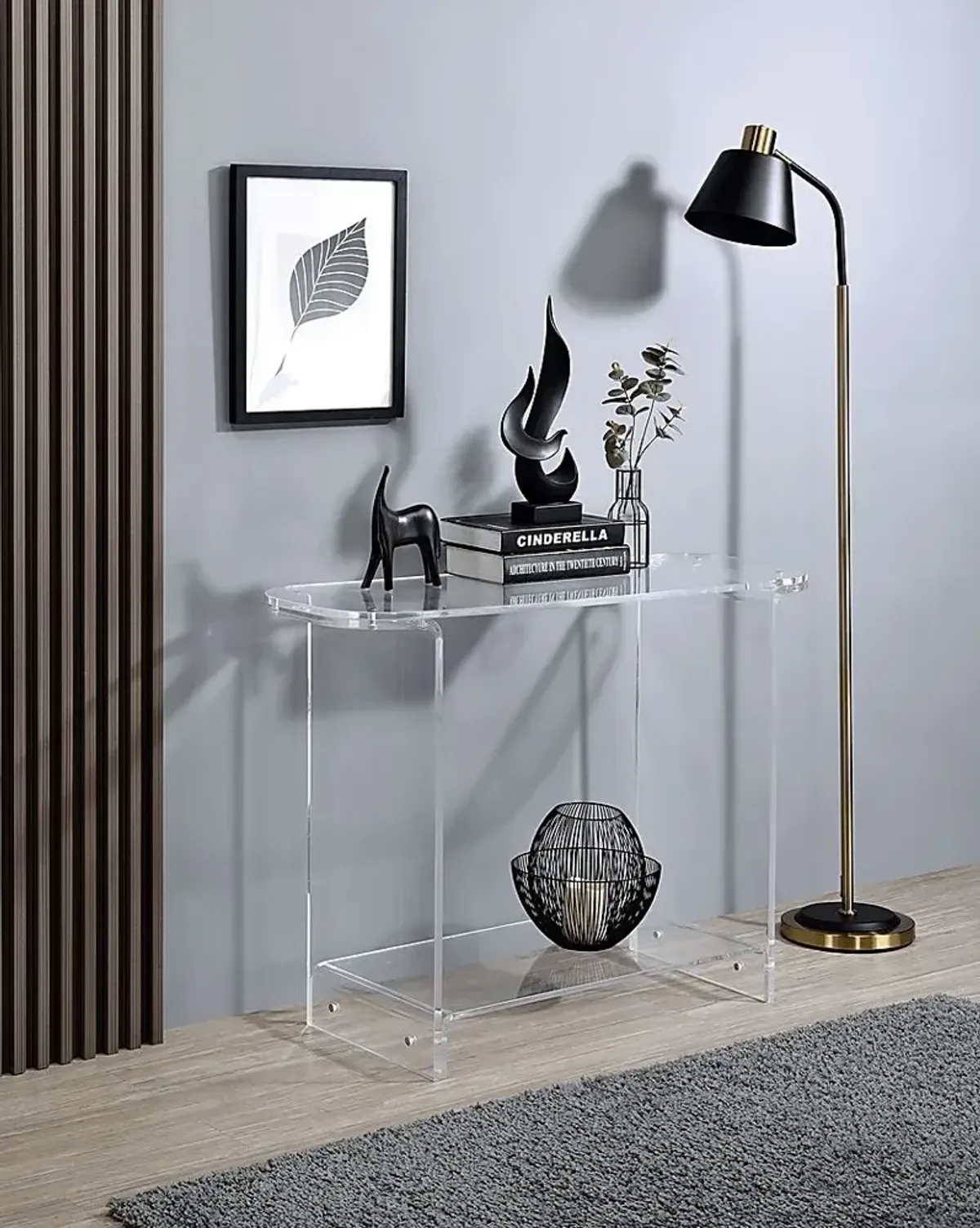 Auxili Clear Sofa Table