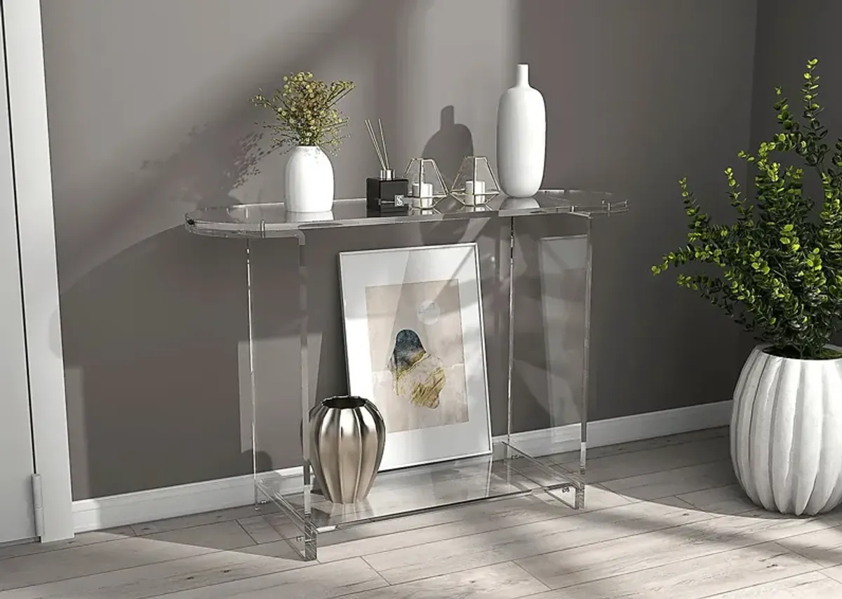 Auxili Clear Sofa Table