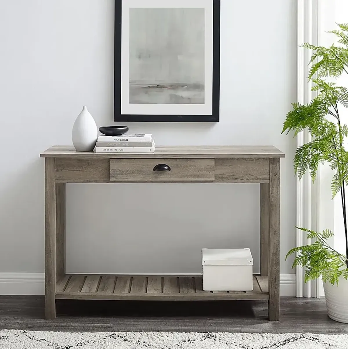 Arlandes Gray Sofa Table